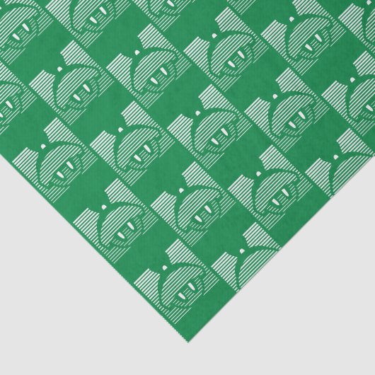 Papier Mousseline MARVIN L'Icône rayée MARTIAN™ (Détail)