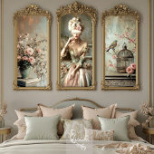 Papier Mousseline Mary Antoinette Delectable, Portrait & Floral