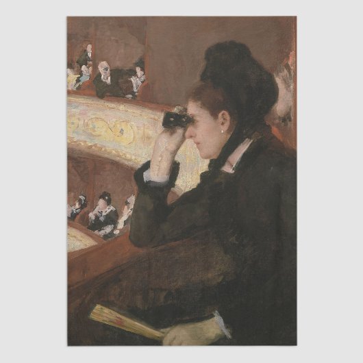 Papier Mousseline Mary Cassatt - Dans le loge