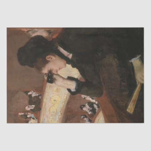 Papier Mousseline Mary Cassatt - Dans le loge (Recto)