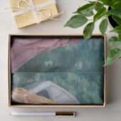 Papier Mousseline Mary Cassatt - Deux mères et enfants dans un batea (Cadeau)