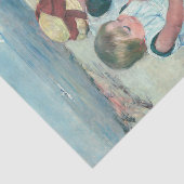 Papier Mousseline Mary Cassatt - Enfants jouant sur la plage (Détail)