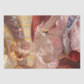 Papier Mousseline Mary Cassatt - Femme avec collier de perle dans un (Recto)