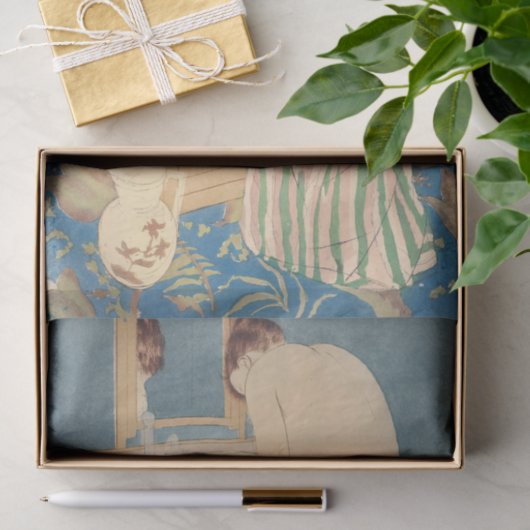 Papier Mousseline Mary Cassatt - Femme Baignade (Cadeau)