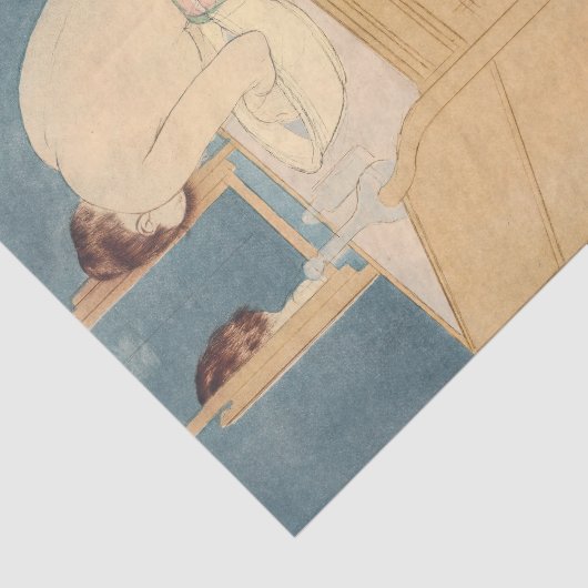 Papier Mousseline Mary Cassatt - Femme Baignade (Détail)