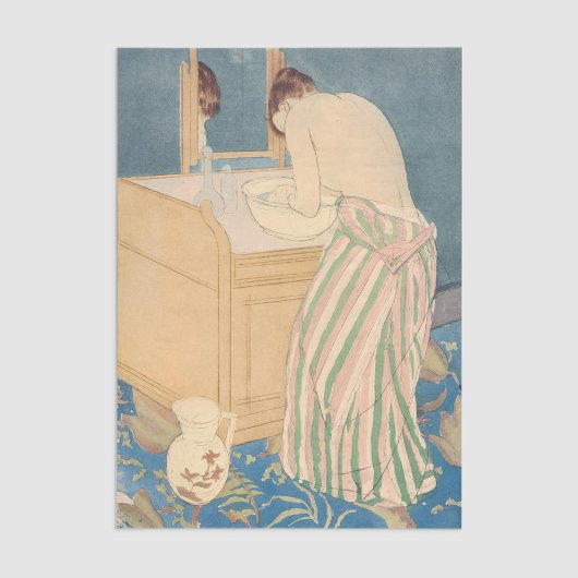 Papier Mousseline Mary Cassatt - Femme Baignade