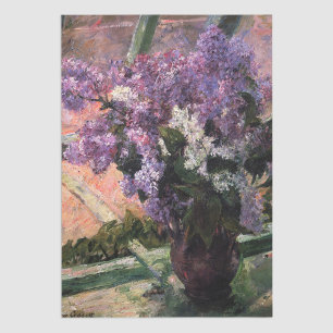 Papier Mousseline Mary Cassatt - Lilacs dans une fenêtre