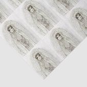 Papier Mousseline Mary dans la grotte (Détail)