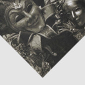 Papier Mousseline Mascarade foncée (Détail)