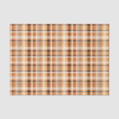 Papier Mousseline Masculine Automne Plaid 3 feuilles (Recto)