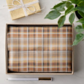 Papier Mousseline Masculine Automne Plaid 3 feuilles (Cadeau)