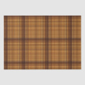Papier Mousseline Masculine Browns Plaid Motif (Recto)