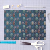 Papier Mousseline Mason Jars et Bohemian Stars Motif (Artisanat)