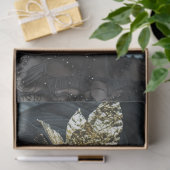 Papier Mousseline Masque de cage d'oiseaux doré noir (Cadeau)