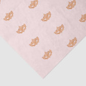 Papier Mousseline Masque or rose de fête masquade (Détail)