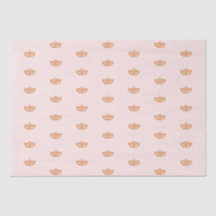 Papier Mousseline Masque or rose de fête masquade