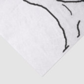 Papier Mousseline masque souriant (Détail)