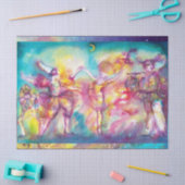 Papier Mousseline MASQUERADE, Mardi Gras Masques, Danse, Musique (Artisanat)