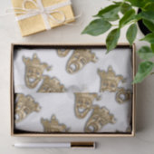 Papier Mousseline Masques de théâtre comique et de tragédie (Cadeau)