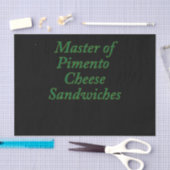 Papier Mousseline Master De Fromage Pimento Sandwiches Funny Golf (Artisanat)