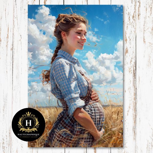 Papier Mousseline Maternité souriante des Prairies | Découpage de fe