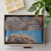 Papier Mousseline Maternité souriante des Prairies | Découpage de fe (Cadeau)