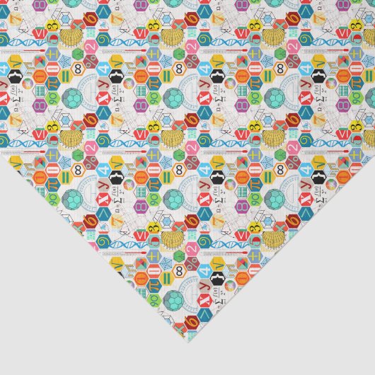 Papier Mousseline Maths (blanches) (Détail)