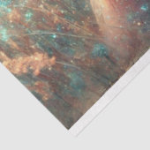 Papier Mousseline Matin Meadow mignon fille et cheval découpage (Détail)