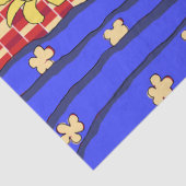 Papier Mousseline Matisse Inspiré Bleu Nuit Encore Vin (Détail)