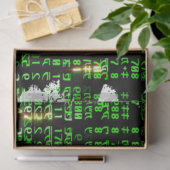 Papier Mousseline Matrice de code (Cadeau)