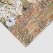 Papier Mousseline Maurice Pillard Verneuil | Coqs et poules de L'a (Détail)