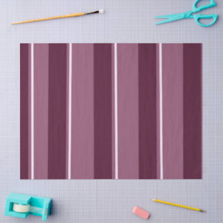 Papier Mousseline Mauve Pink Striped Funky Pattern Decoupage