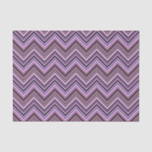 Papier Mousseline Mauve zigzag stripes (Recto)