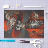 Papier Mousseline Mec mort12 (Artisanat)