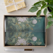 Papier Mousseline Médaillon du Monarque de Dahlia sur Rich Green (Cadeau)