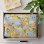 Papier Mousseline Médaillons et Roses (Cadeau)