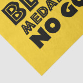 PAPIER MOUSSELINE MÉDALLIONS NOIRES PAS D'OR (Détail)