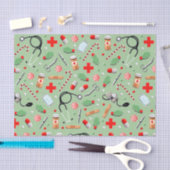 Papier Mousseline Médecin Médicale ou infirmière Noël Tissue P (Artisanat)