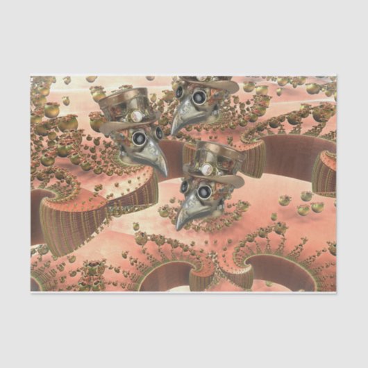 Papier Mousseline Médecins de la peste de Steampunk (Recto)