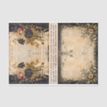 Papier Mousseline Médias mixtes Artiste Junk Journal Dark Gothic<br><div class="desc">Présentant notre papier de tissus à thème gothique, parfait pour l'artisanat, les projets de médias mixtes, et les arrière - plans de revues à puces. Chaque grande feuille comporte deux doubles pages avec des mots imprimés sur le thème goth au centre du papier de tissu. Les auteurs, les artistes des...</div>