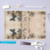 Papier Mousseline Médias mixtes Artiste Junk Journal Dark Gothic (Artisanat)