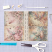 Papier Mousseline Médias mixtes Artiste Magique Fairy Art Junk Journ (Artisanat)