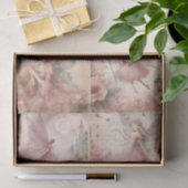 Papier Mousseline Médias mixtes Artiste Pink Junk Journal Fairy Coll (Cadeau)