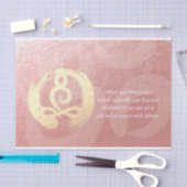 Papier Mousseline Méditation de l'instructeur de yoga Pose Healer Ci (Artisanat)