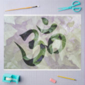 Papier Mousseline méditation papier de tissu om (Artisanat)