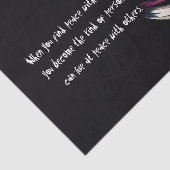 Papier Mousseline Méditation Yoga Instructeur Lotus Pose Brush Strok (Détail)