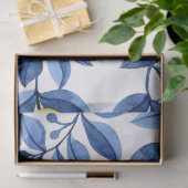 Papier Mousseline Mediterrenean Citrus Lemon pattern (Cadeau)