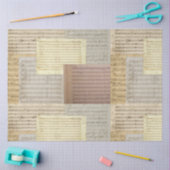 Papier Mousseline Medley Music Manuscript (Artisanat)