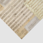 Papier Mousseline Medley Music Manuscript (Détail)