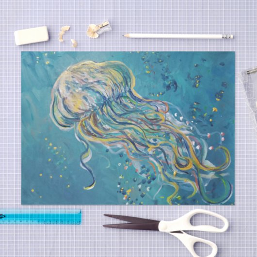 Papier Mousseline méduse (Artisanat)